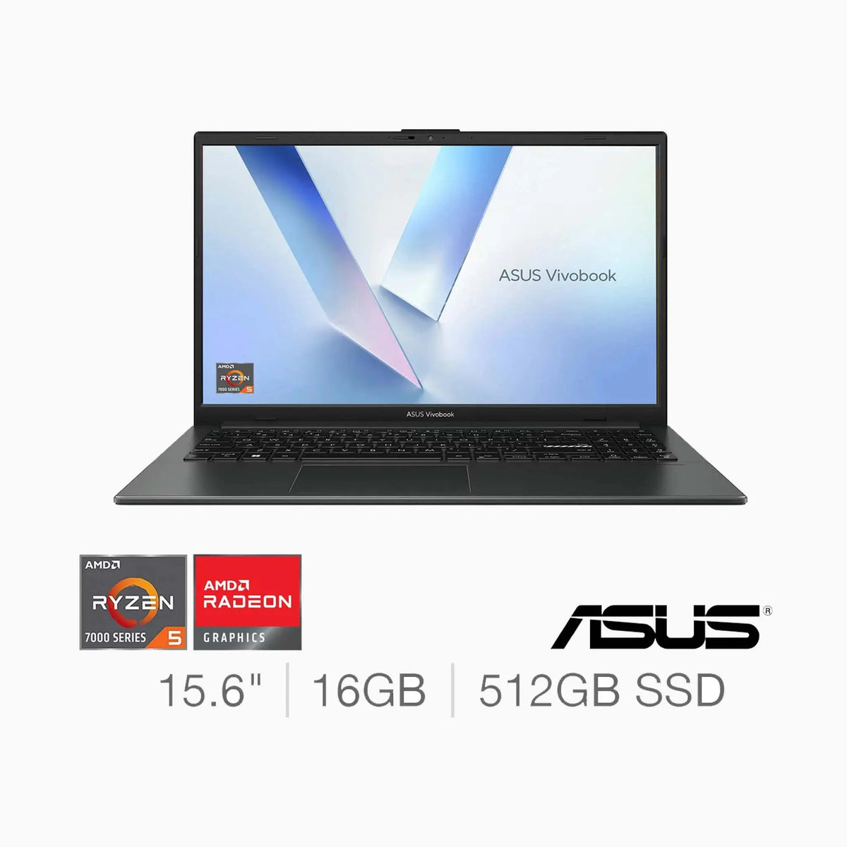 ASUS VivoBook Go 15.6" FHD (Ryzen 5-7520U, 16GB RAM, 512GB SSD)
