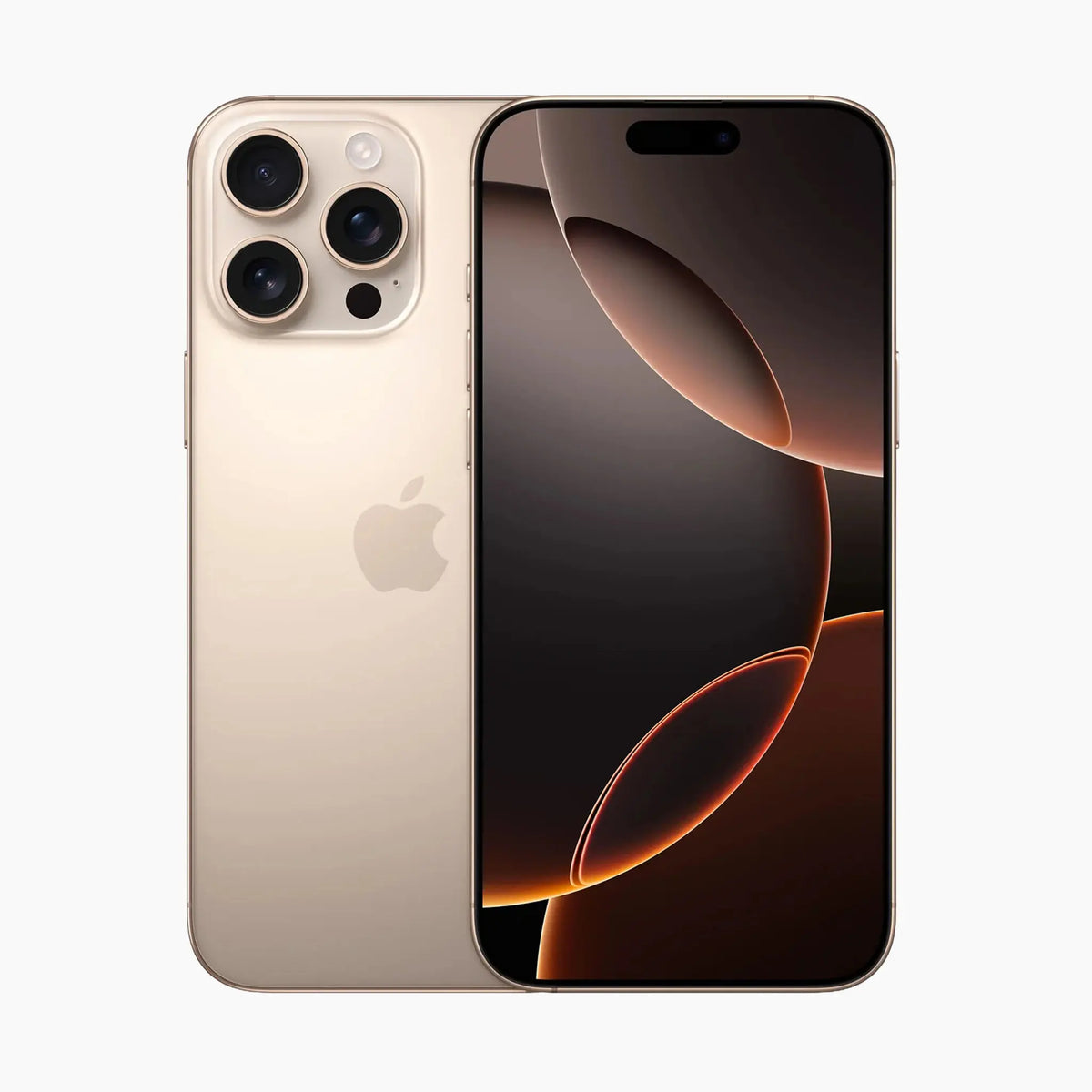 Apple iPhone 16 Pro Max front and back views