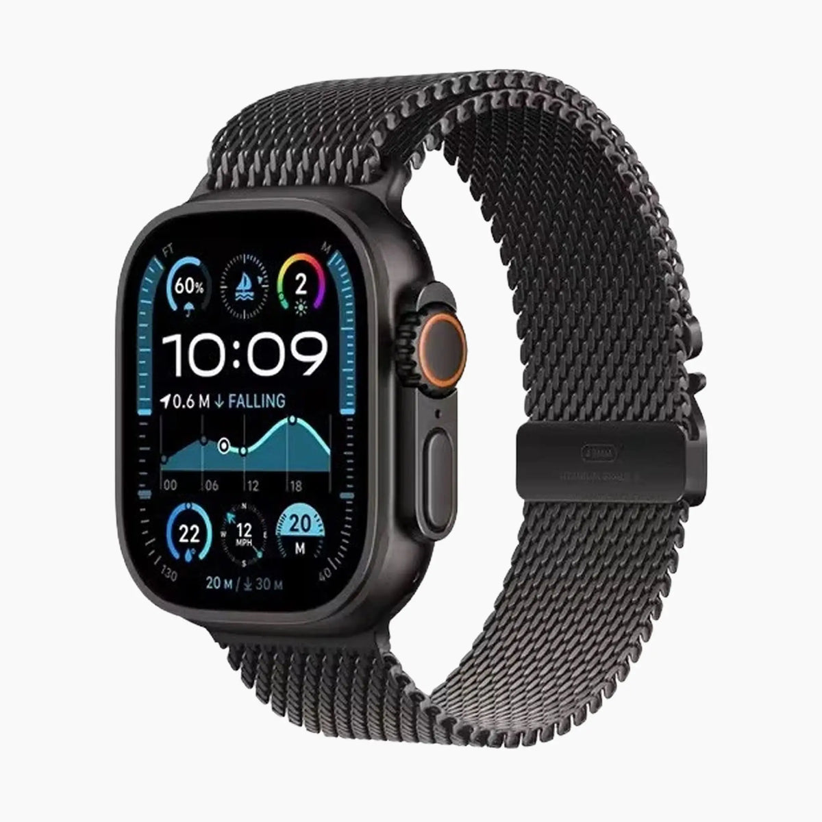 Apple Watch Ultra 2 (49mm, GPS + Cellular, Satin Black Titanium)