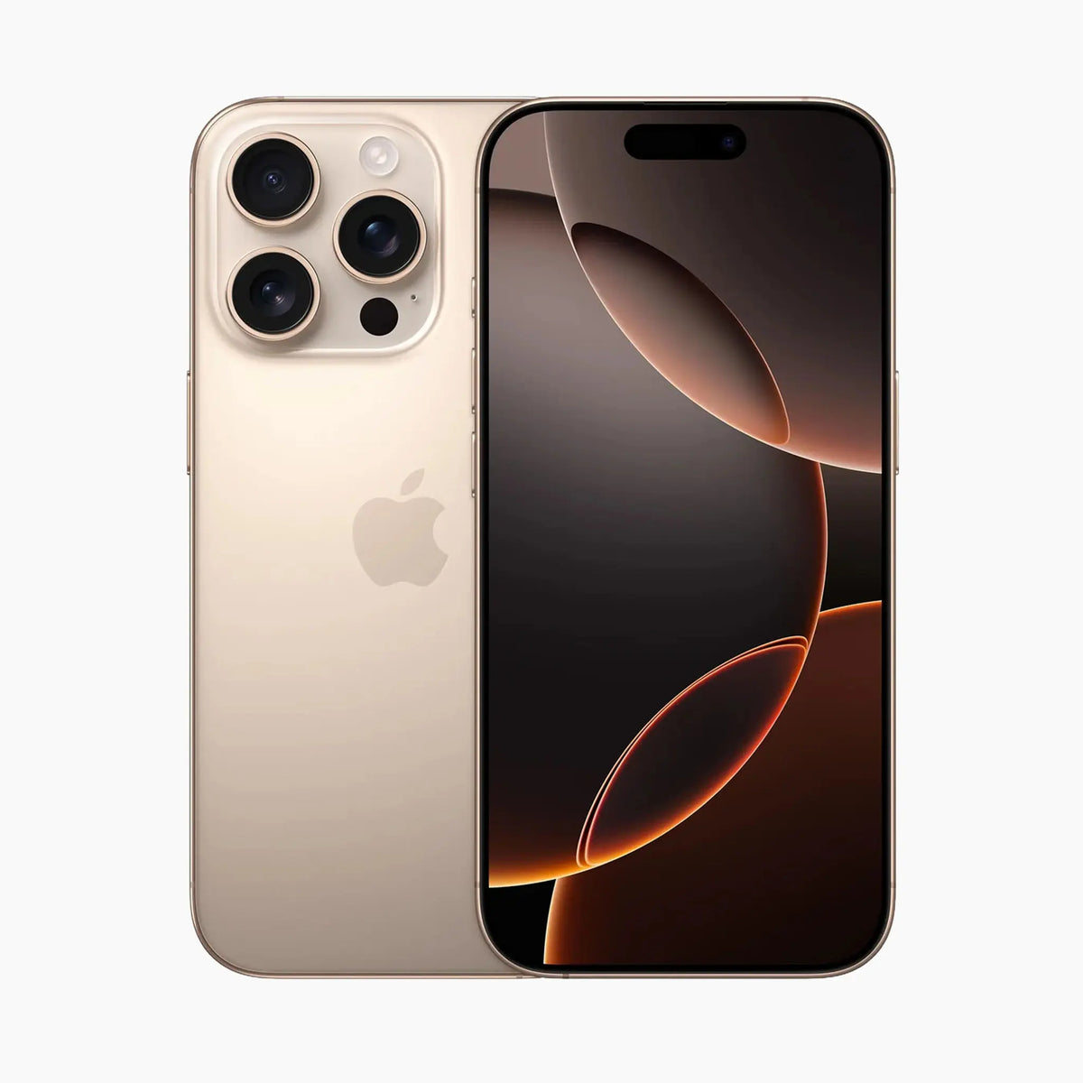 Apple iPhone 16 Pro front and back views