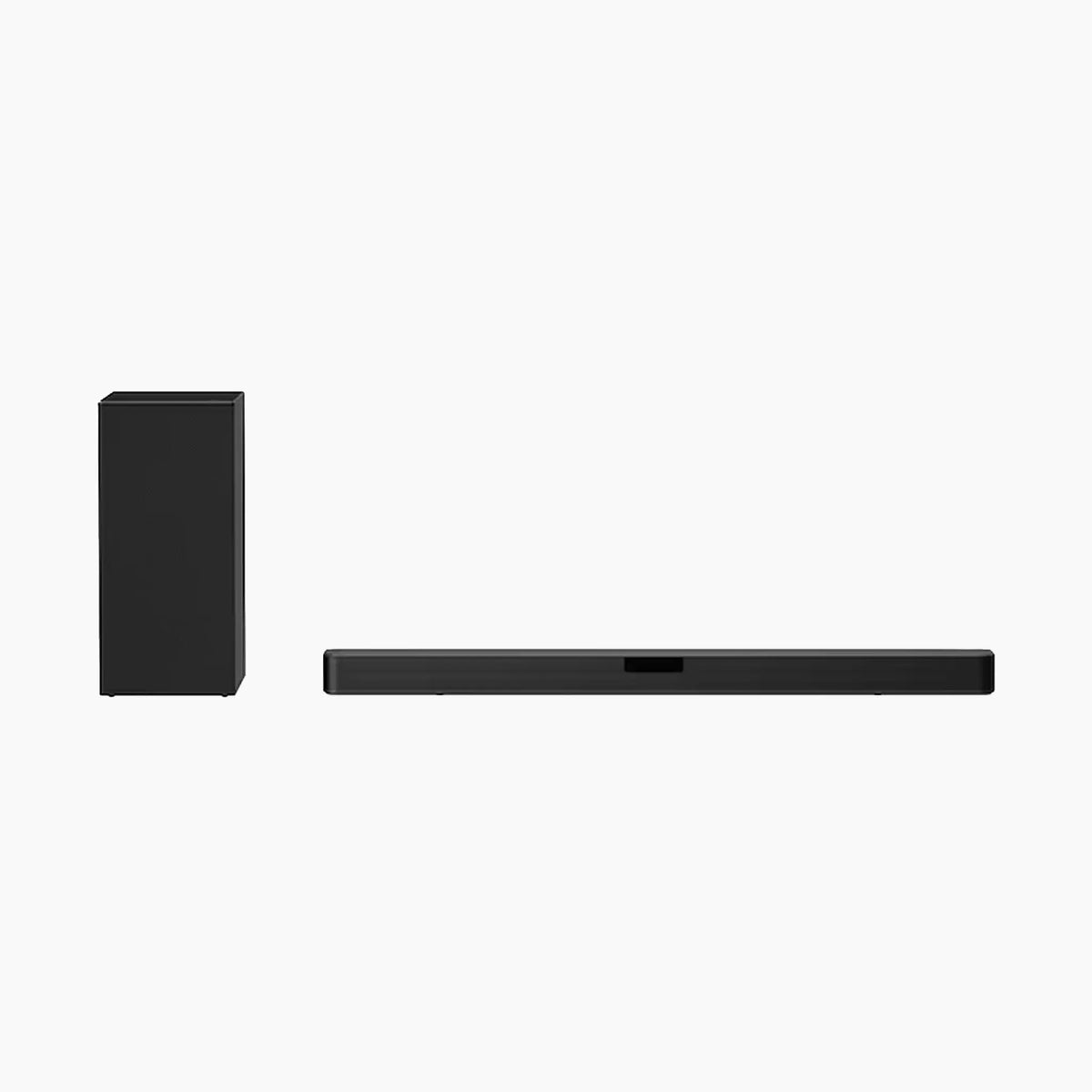 LG Soundbar SN5 with wireless subwoofer – front view