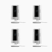 Ring Indoor Cam Plug-In (Pack of 4) – white indoor security cameras