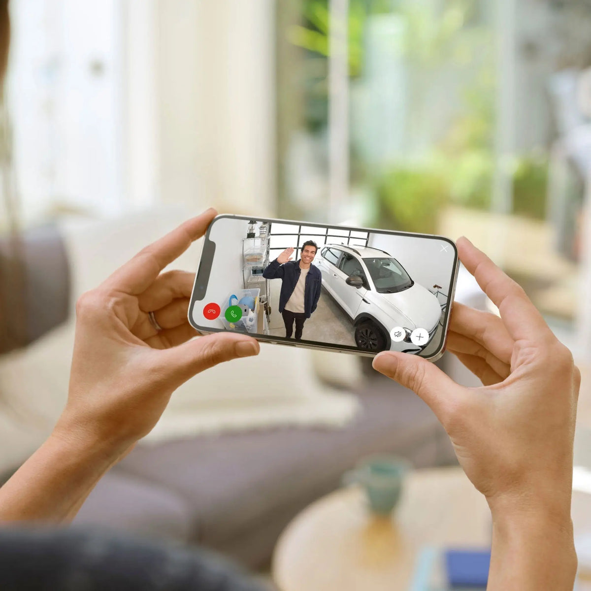 Using Ring Indoor Cam with live view on smartphone app