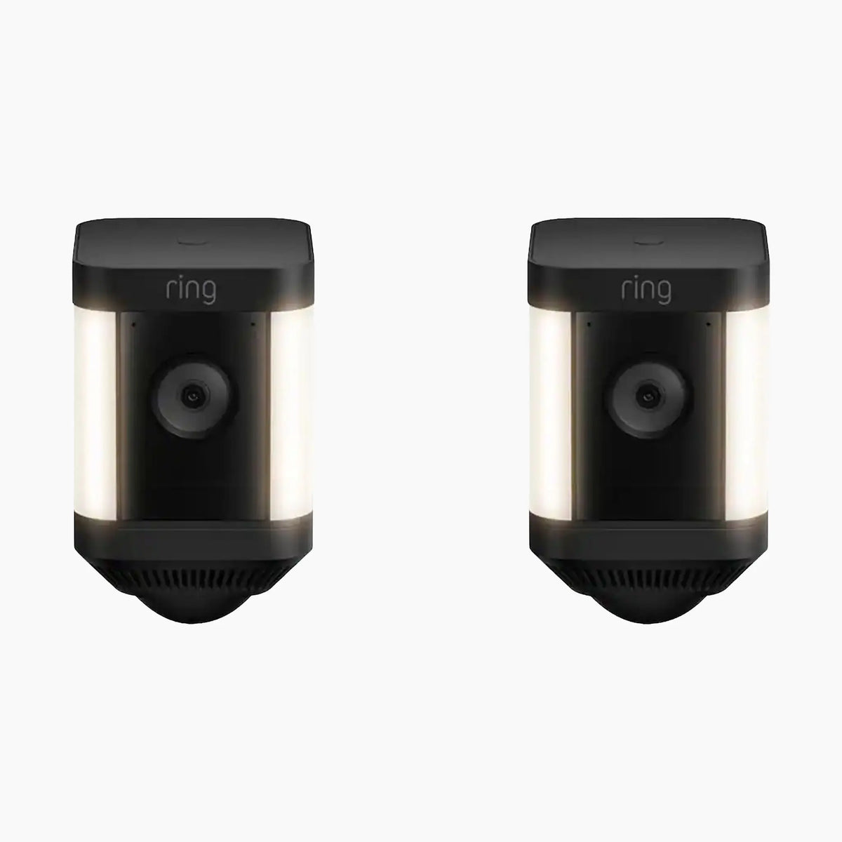 Ring Spotlight Cam Plus Battery outdoor security cameras (2-pack, black)