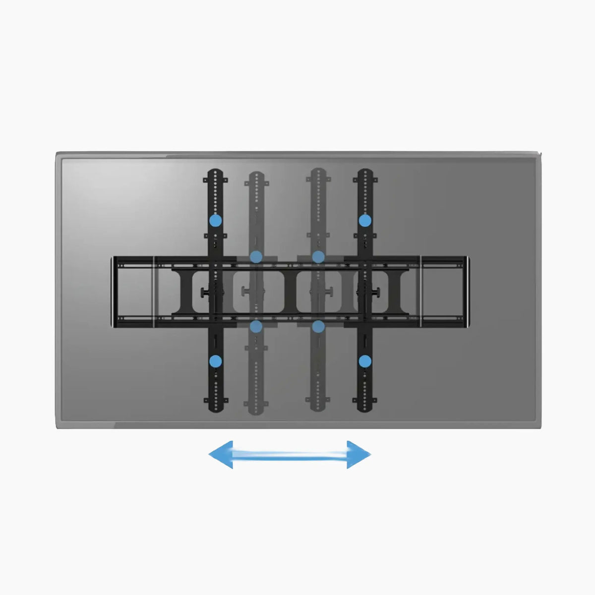 Sanus VXT7 TV mount rear plate and arm mechanism