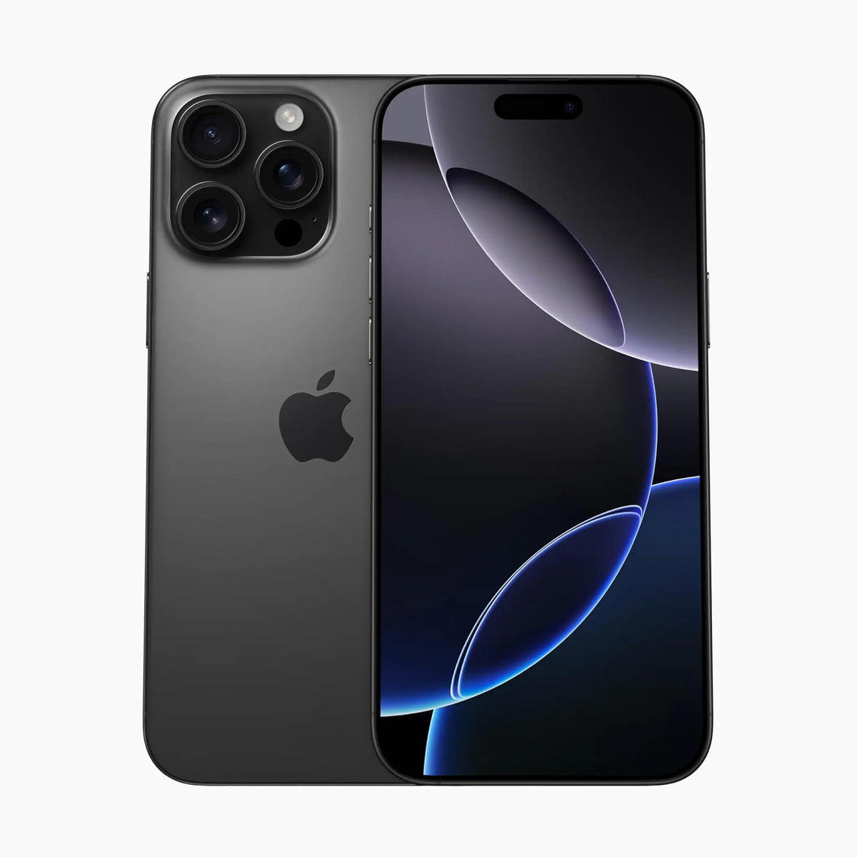 Apple iPhone 16 Pro Max front and back views
