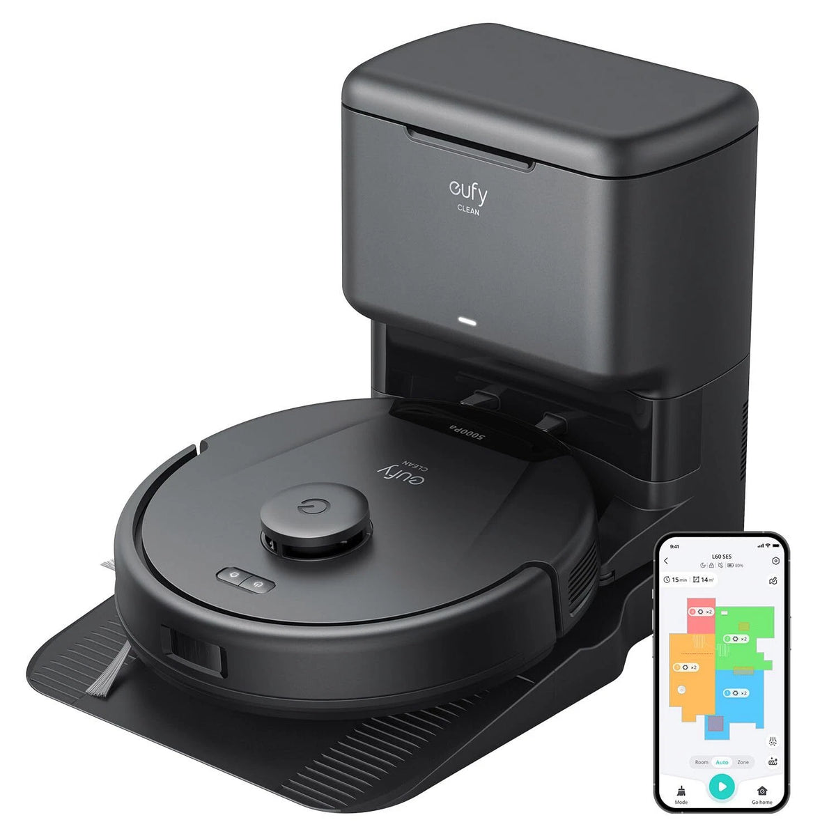 eufy L60 Hybrid Robot Vacuum with Self-Empty Station